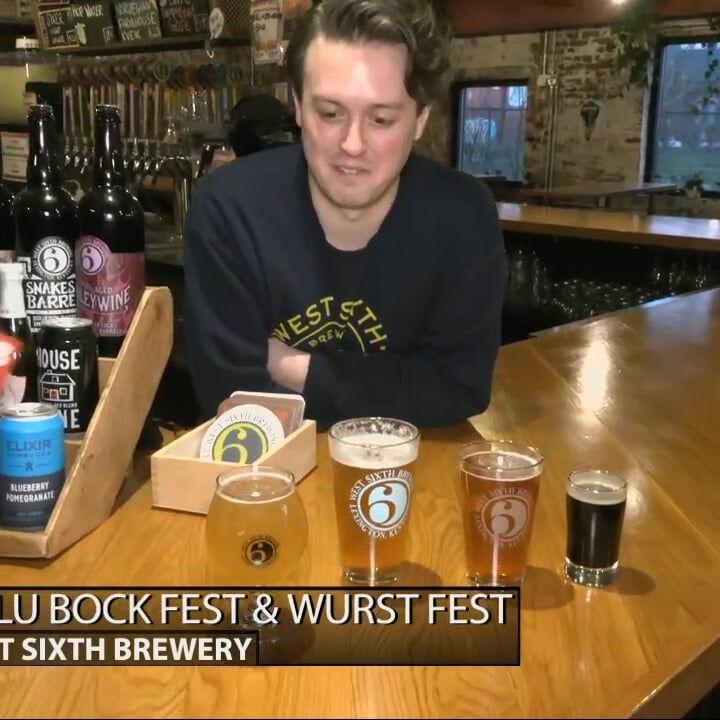 Keith Kaiser visits West Sixth Brewery for the NuLu Bock Fest & Wurst Fest
